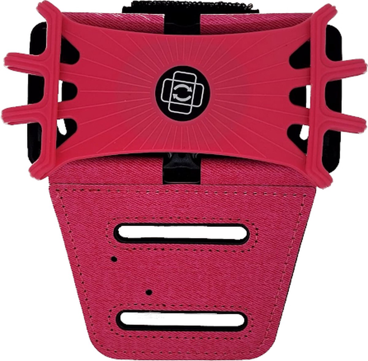 Ulanax® | Universeel verstelbare hardlooparmband - Telefoonhouder - Roze |
