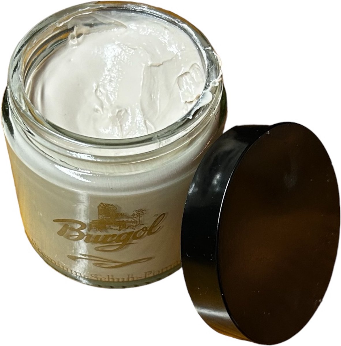 Burgol Shoe Pomade - Kleuropfrissende en verzorgende schoencrème - 100ml - (002) Beige
