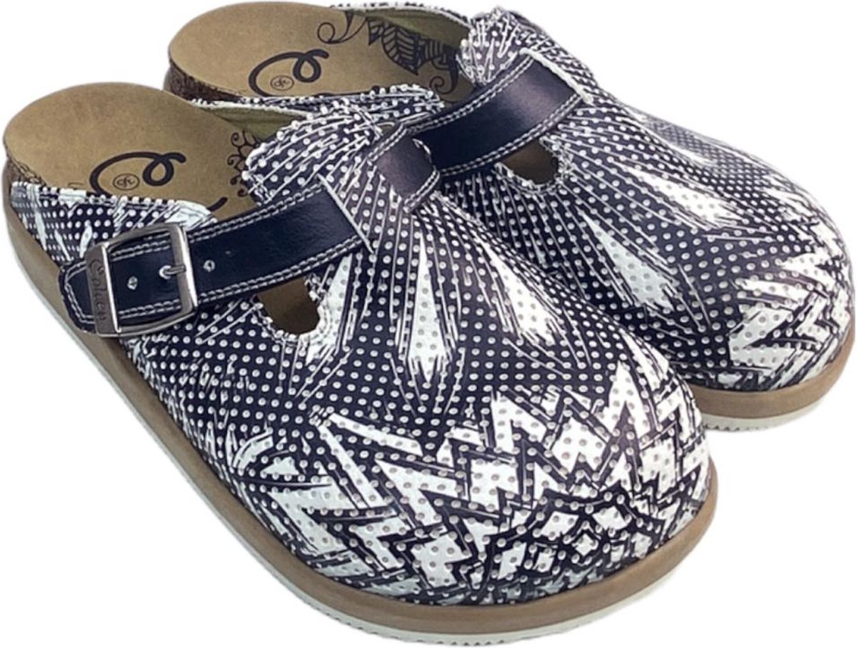 GOBY Clogs met Patroon Handgemaakt Premium Kwaliteit