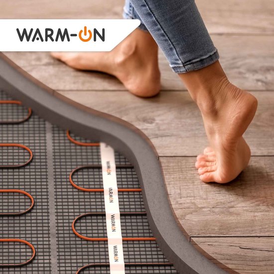 Chauffage au sol électrique WARMON ALU 150 W/m² (7 5 m²) TS 300 Thermostat noir - 12 m² Chauffage au sol électrique WARMON ALU 150 W/m² (7 5 m²) TS 300 Thermostat noir - 12 m²