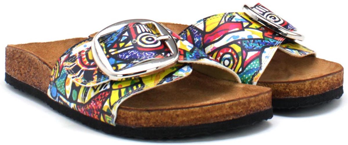 GOBY Clogs met Kunstontwerp Handgemaakt Premium Kwaliteit