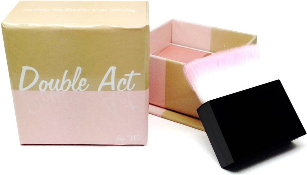 Goedkoopste W7 Double Act Bronzer & Highlighter - Make-Up Musthaves