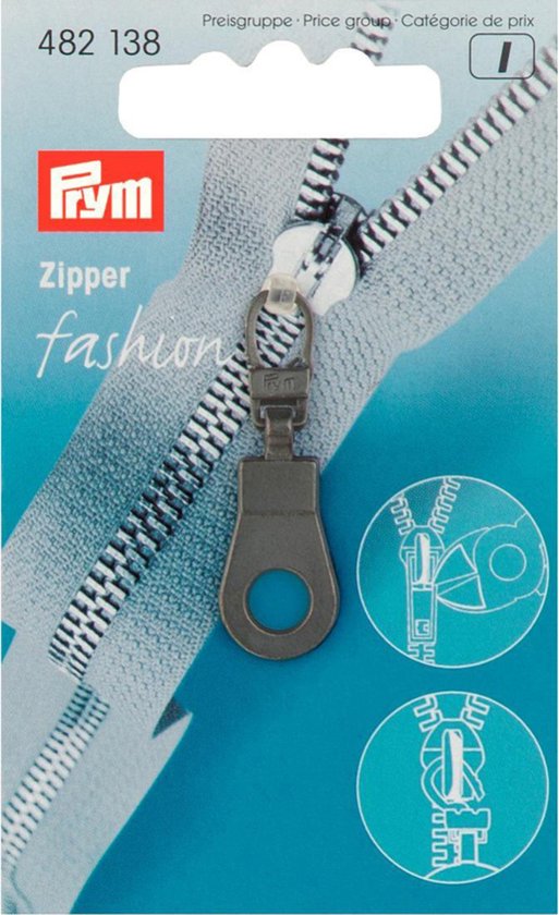 Foto: Prym fashion zippers ritsenschuiver ring zwart