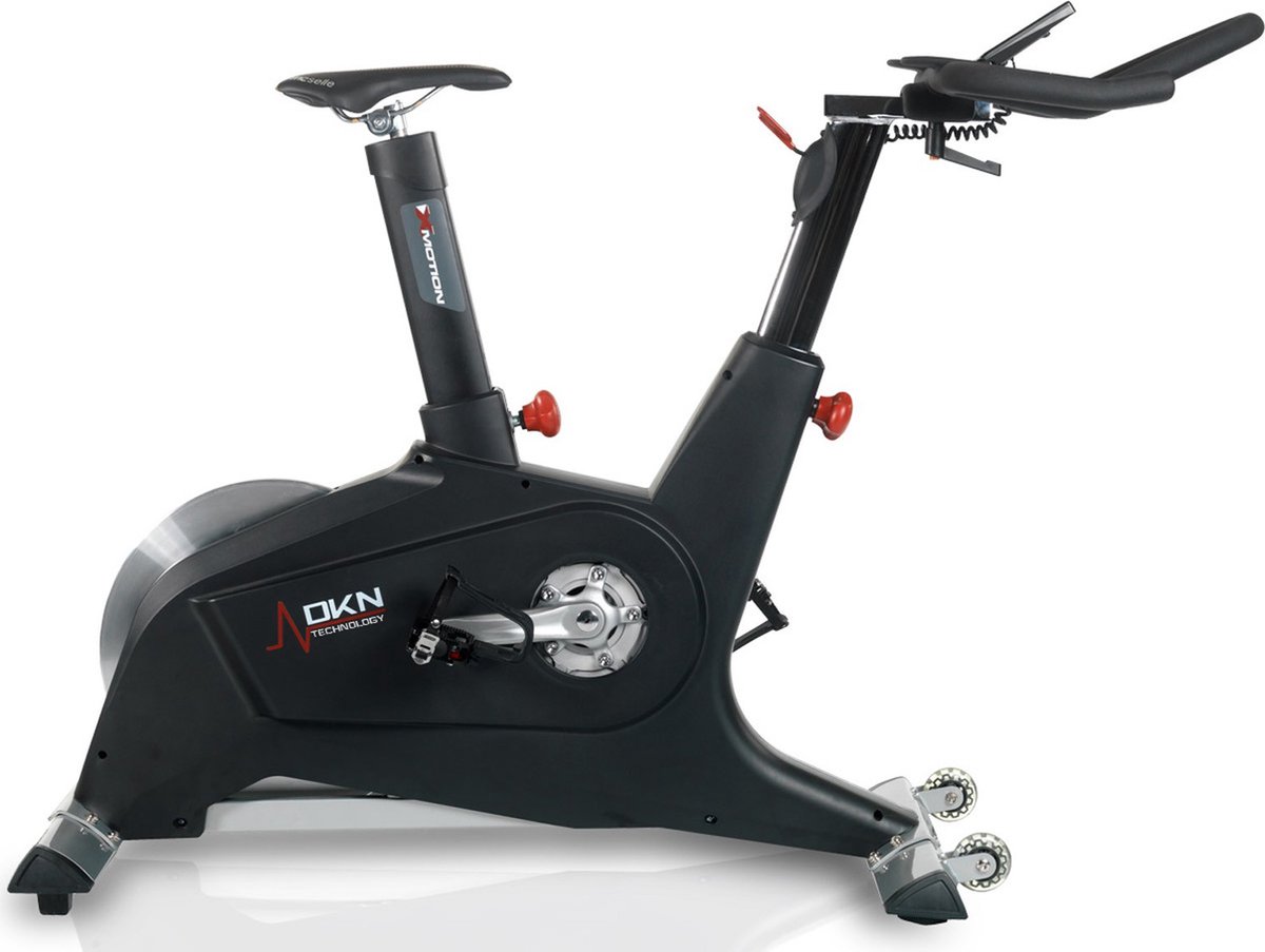 Bol.com X-motion II - Indoor Fitness fiets - Intensief gebruik - Bluetooth - Training console - 22 kg vliegwiel - Spin bike aanbieding