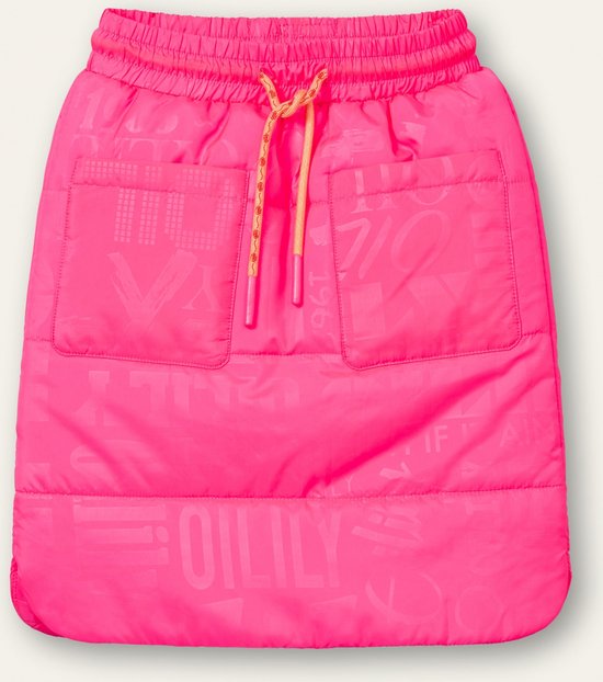 Spirit skirt 11 AOP Oilily logo print tone in tone Pink: