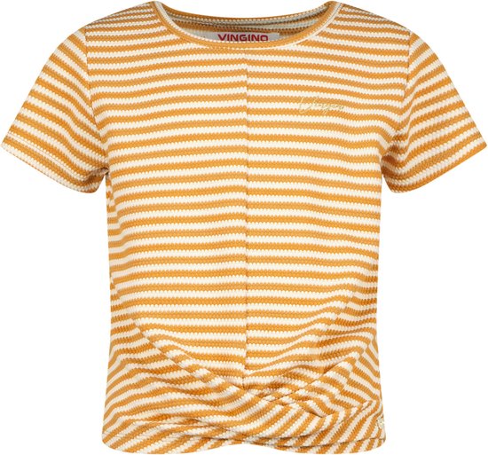 Vingino T-shirt Ireen Meisjes T-shirt - Baked brown - Maat 128