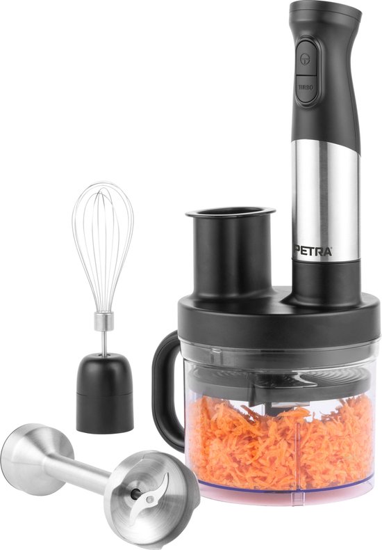 Petra Electric Blender Set 5-in-1-hakmolen Blender & Bowl 2 snelheden BPA-vrij 1,2 liter