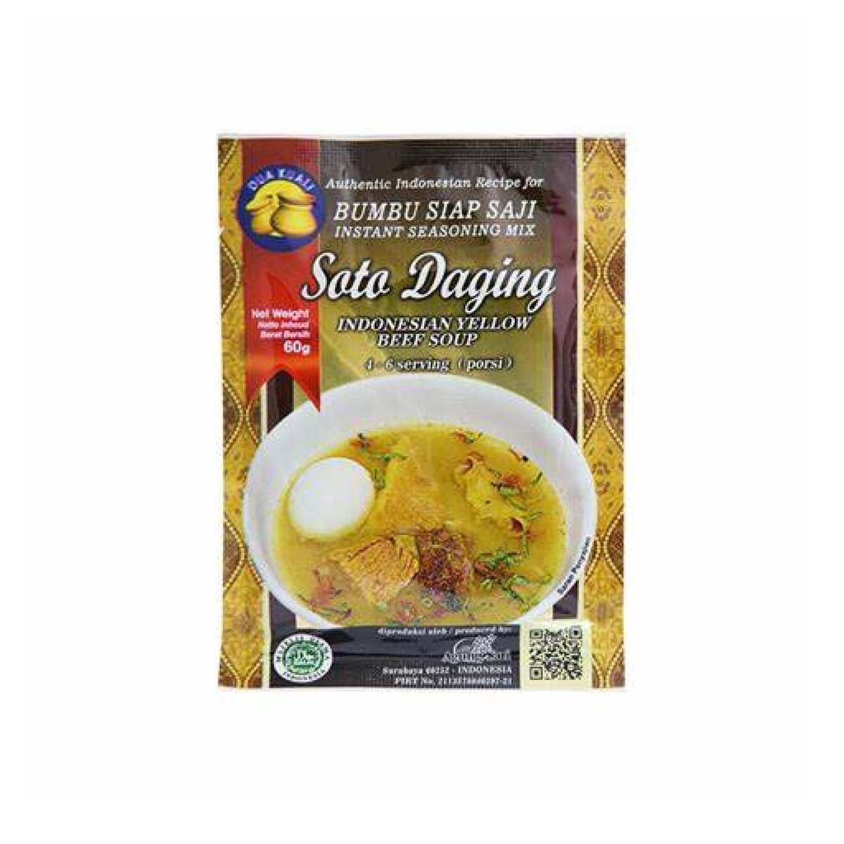 Goedkoopste Dua Kuali | Soto Daging | 12x50gr