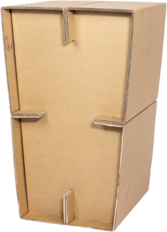 Kartonnen Barkruk - 40x40x66 cm - Recyclebaar - Kartonnen meubels - KarTent
