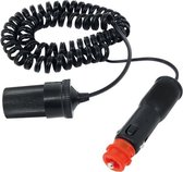 Carpoint Verlengkabel 12 volt - 24 volt met 5Ah zekering 12V / 24v