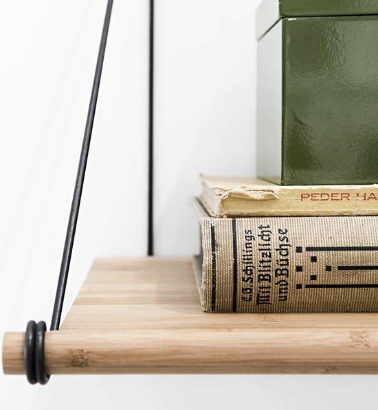 We Do Wood - Loop Shelf - Système d'étagères en bambou - Laiton