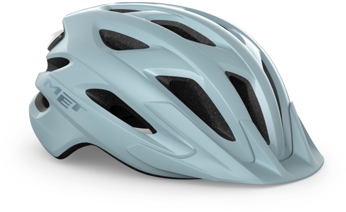 MET Crossover MIPS Fietshelm Mannen & Vrouwen - Stadsfietshelm Volwassenen - Maat M/L – Stone Blue Glossy