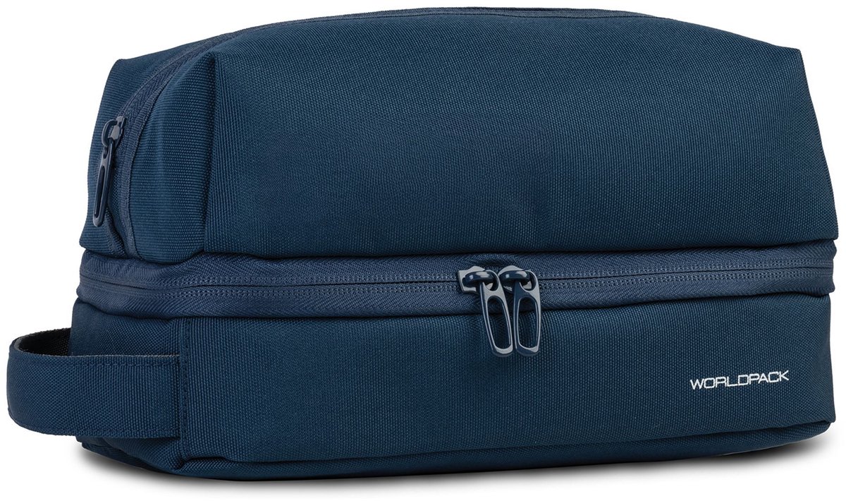 Worldpack Toilettas met Natvak Blauw