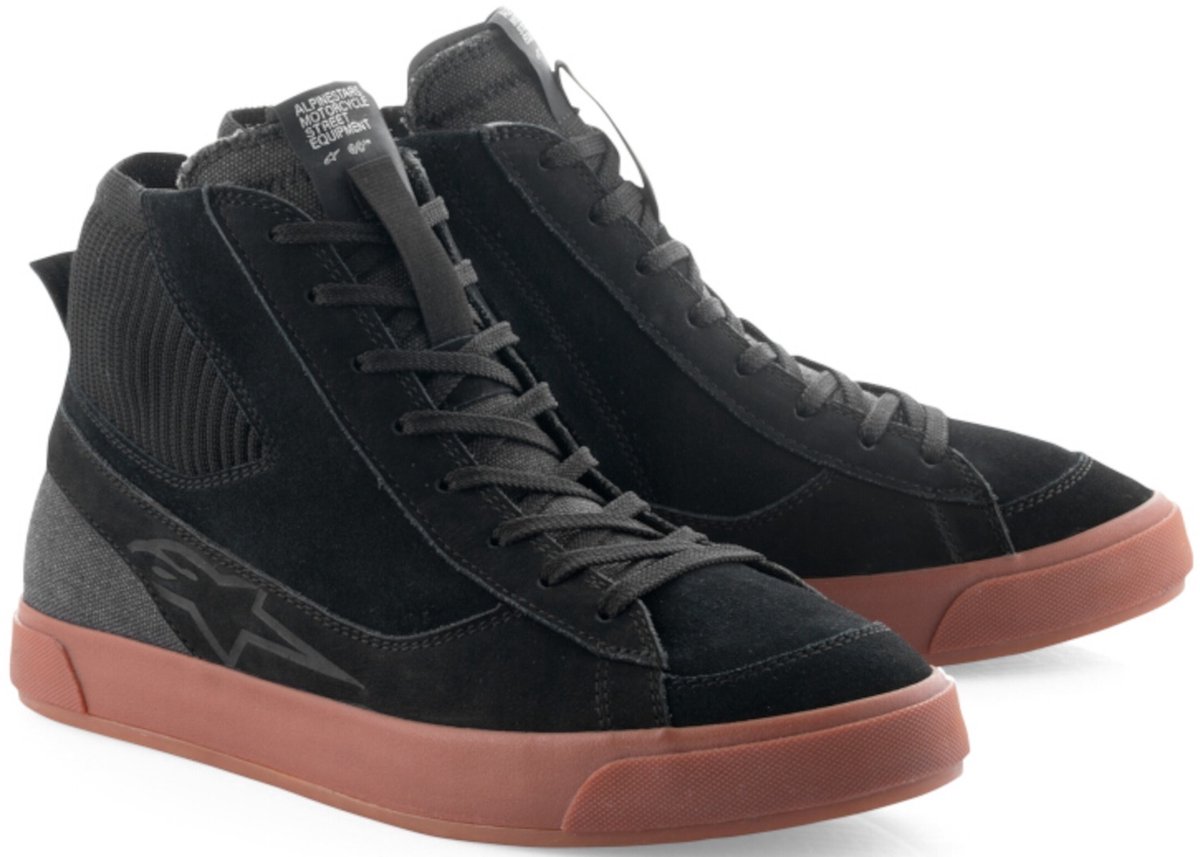 Alpinestars Stated Zwart Gum Motorschoenen - Laars