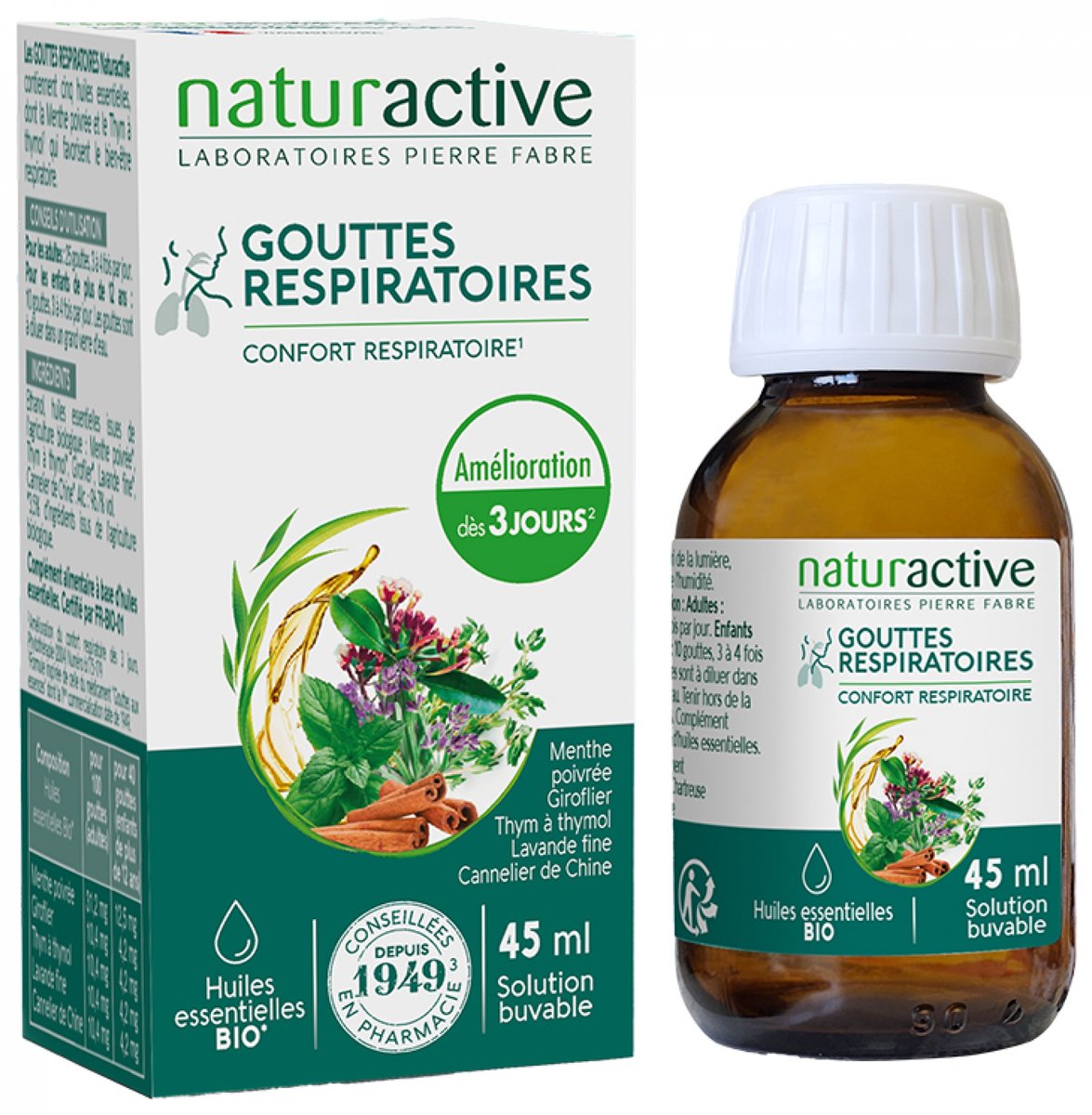 Naturactive Ademhalingsdruppels 45 ml