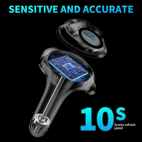 Draadloze Digitale Drijvende Zwembadthermometer - LCD Display Nauwkeurige Temperatuurmeting