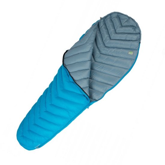 SirJoseph mummyslaapzak voor dames Attack II 400 - links 170 cm - Turquoise Blauw van SirJoseph — afbeelding 2