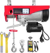 Elektrische kabeltakel 250 kg 12 meter draadloze bediening MW Tools