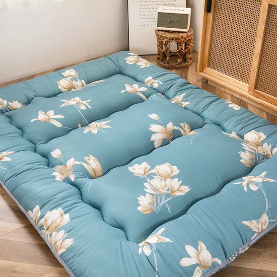 Comfortabele Futon Matras 135 x 190 cm - Opvouwbare Vloermat voor Slaapzaal of Ligstoel van Comfortabel. — afbeelding 4
