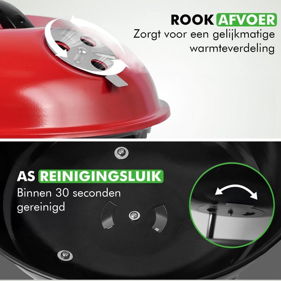 Travelhawk Houtskool BBQ - Barbecue Houtskool - Opvouwbaar - 33x33cm Grilloppervlak - Gelegeerd Staal - Zwart van Travelhawk — afbeelding 5