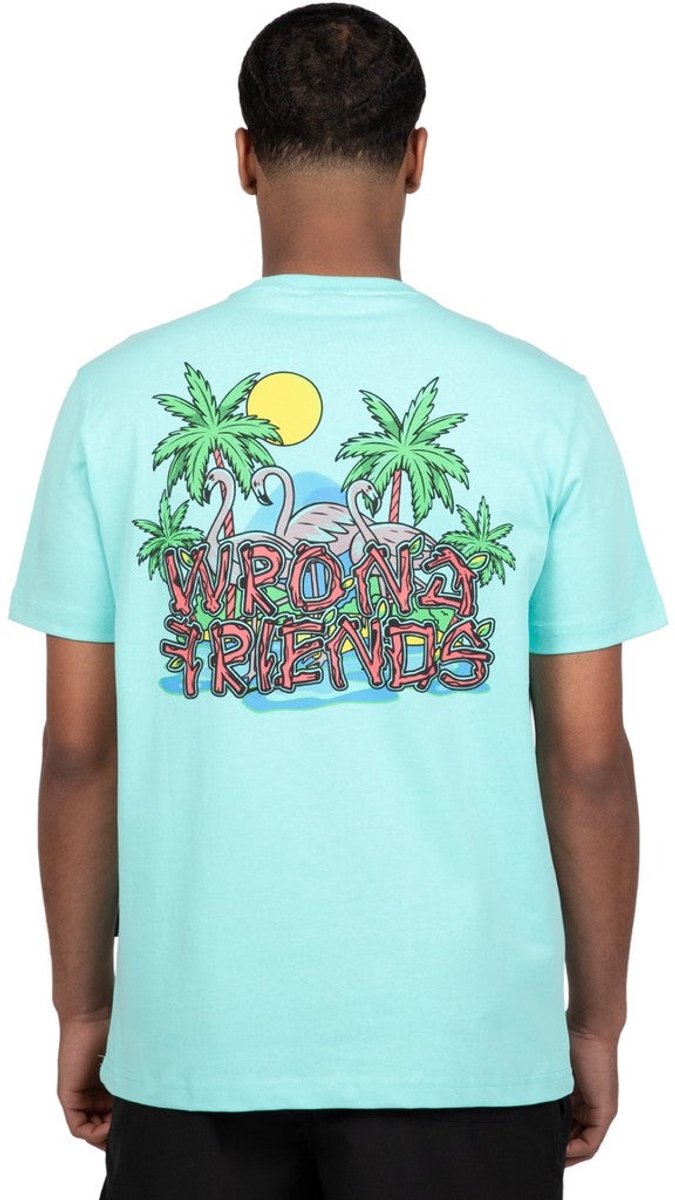 HONOLULU T-SHIRT - LIGHT TURQUOISE M