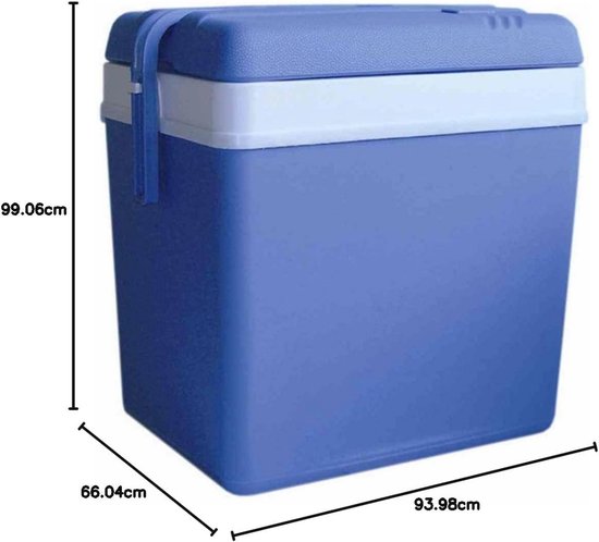 Geïsoleerde koelbox 24 liter - Blauw — afbeelding 2