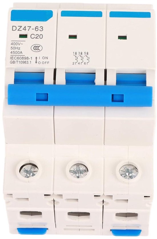 DZ47-63 3-poliger Miniatur-Leistungsschalter – AC Produktbild-Vorschau 2