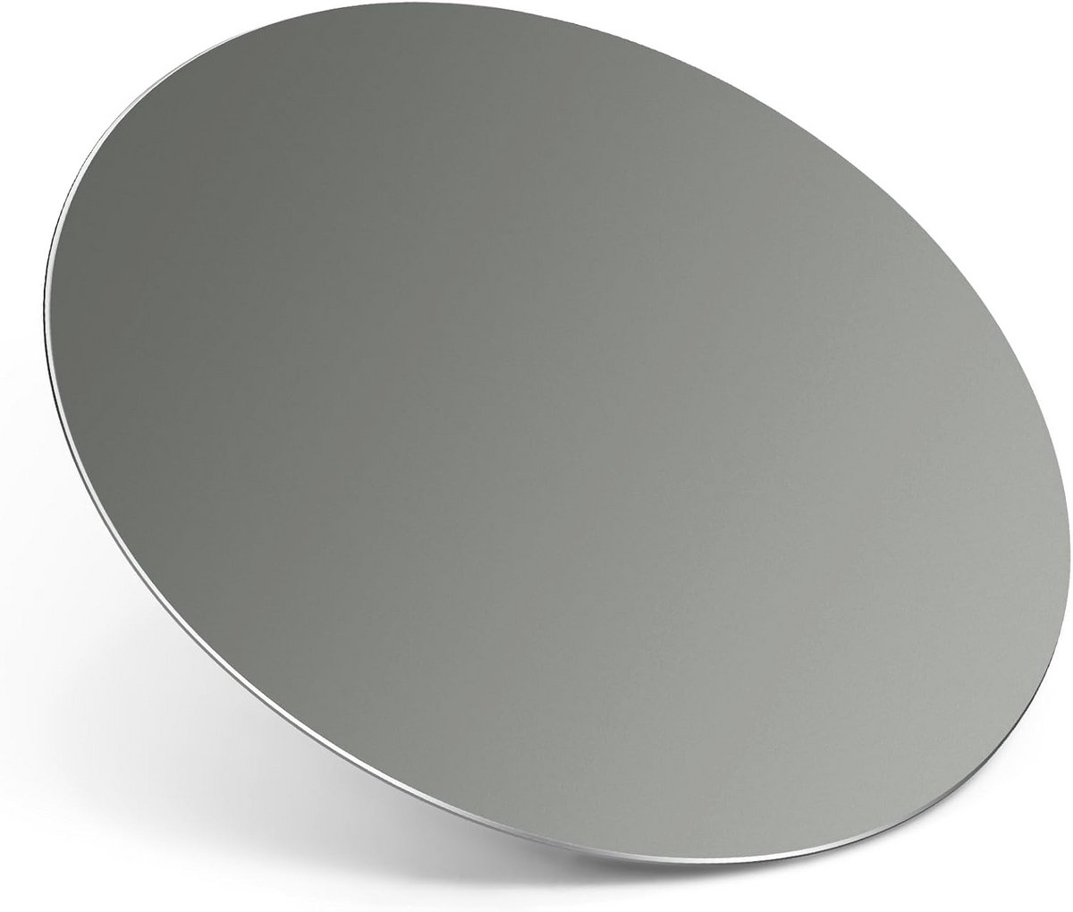 Ronde Aluminium Muismat met Antislip Rubberen Basis – Snelle en Nauwkeurige Controle voor Werk en Gaming