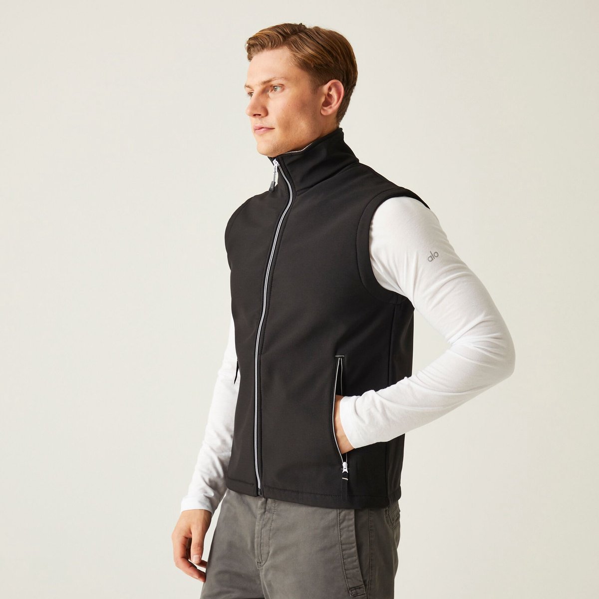 Jas Heren Zippered Voor Outdoor Ascender Zwart