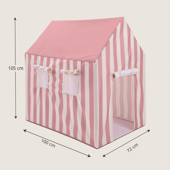 Petite Amélie Speeltent voor Buiten - Roze - UPF 40+ Zonbescherming - Mesh-ramen voor Ventilatie - Weerbestendig van Petite Amélie — afbeelding 3