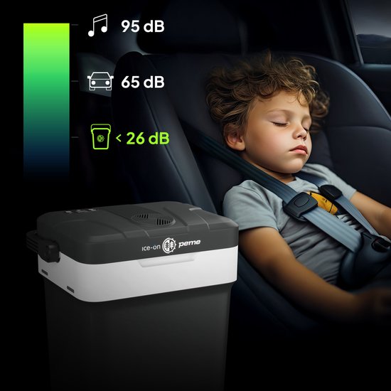 PEME Essential - Elektrische Koelbox - Thermo-elektrisch - 25.7L - 12V Autolader - 220/230V Stopcontact - Koelt en verwarmd Frigobox - Night Sky van PEME — afbeelding 5