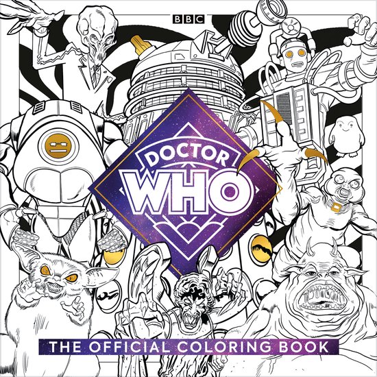 The Official Doctor Who Coloring Book - cover