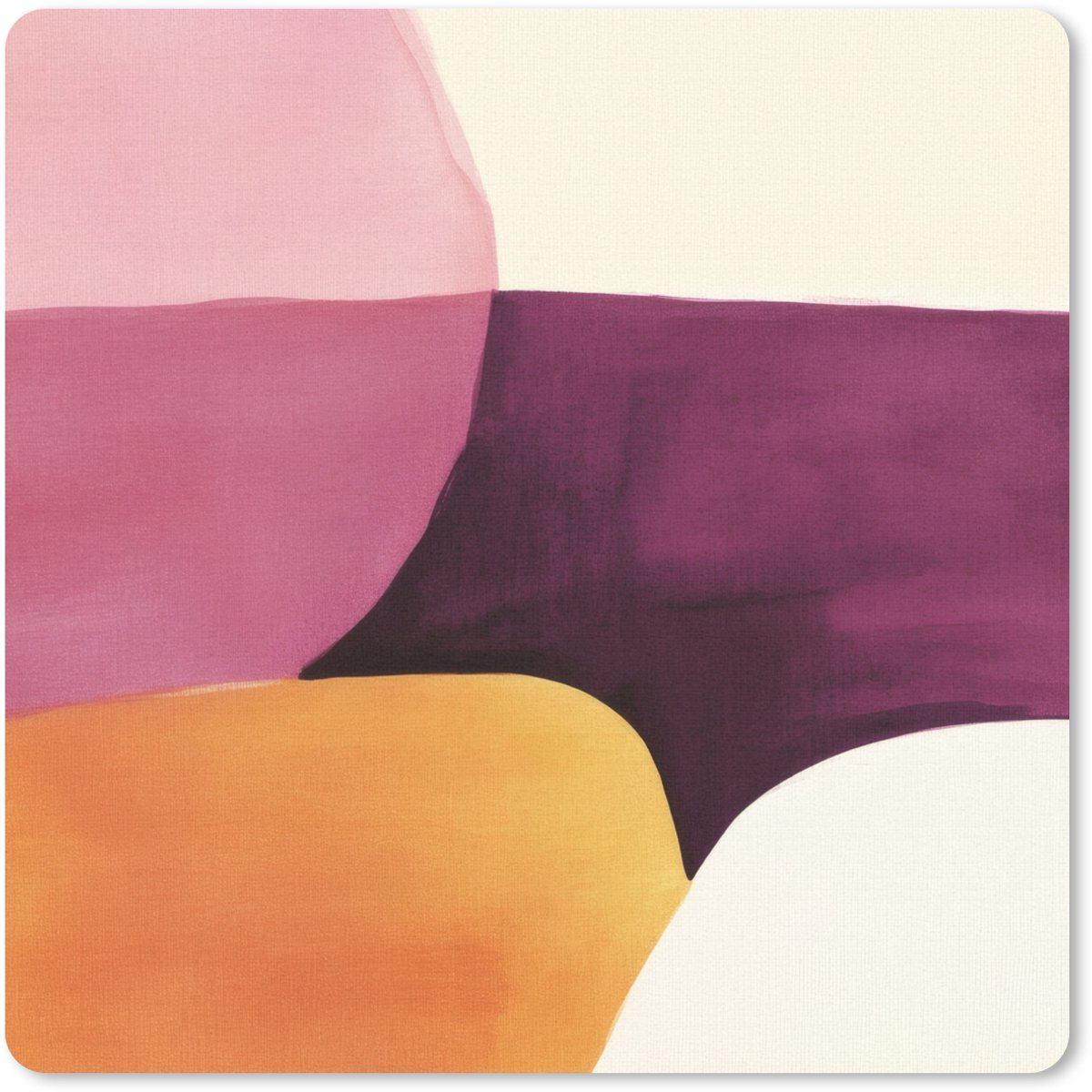 Muismat 30x30 cm - Mousepad Vormen - Abstract - Kleurrijk - Muismatten