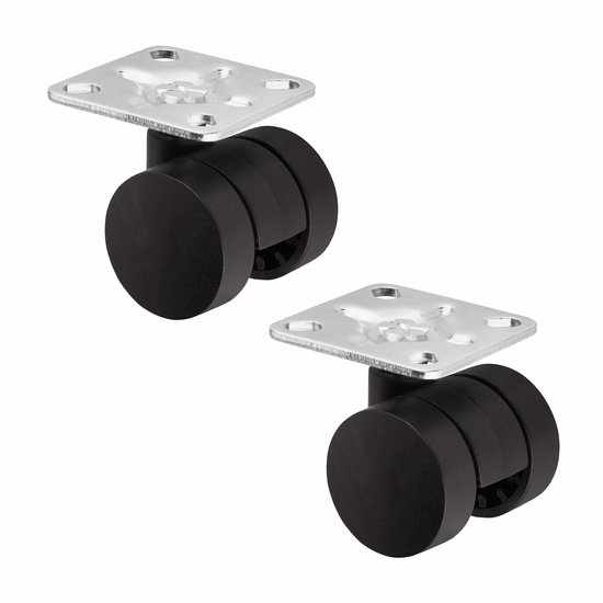 20 stuks SOTECH meubelvoet zwart, hoogte