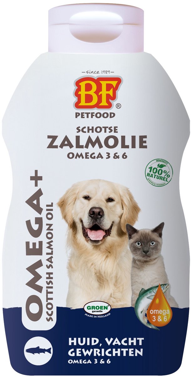 500ml Zalmolie BF Petfood