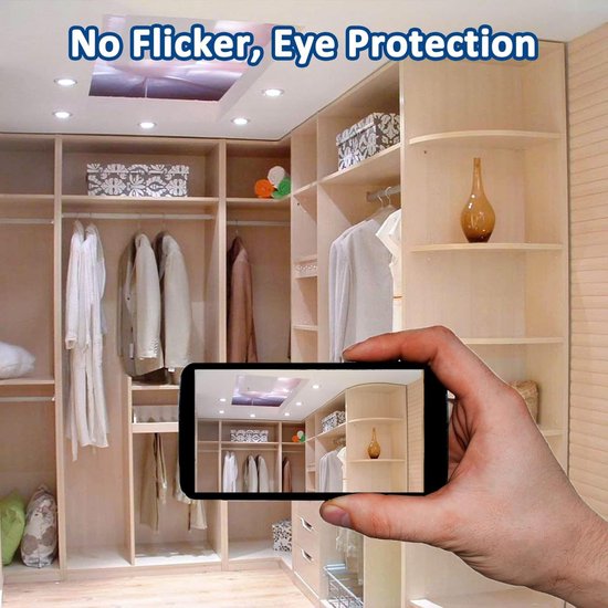 Ampoule LED Prinos avec culot GX53 - Lumière blanche froide 6 500 K - 5 W = 40 W - PACK DE 3