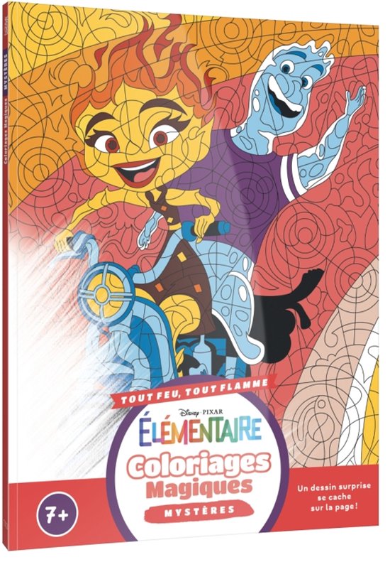 ELEMENTAIRE - Coloriages Magiques Mystères - Disney Pixar - hachette ...