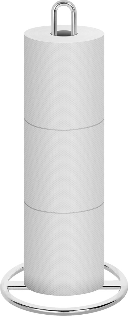 Ibenzoa® Robuuste en Verchroomde Toiletpapierhouder voor Drie Rollen - Zilver
