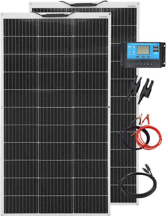600W Zonnepaneel Kit 12V Flexibel Zonnepaneel 6