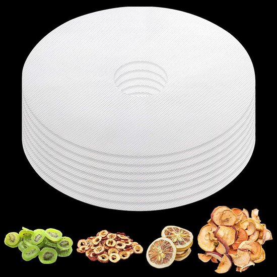 8 stuks dehydratorfolie voor dehydrator, ronde siliconen dehydrator