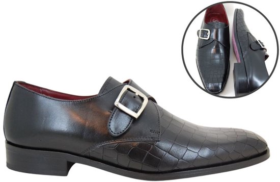 Fitters men's shoes Leo, oversized men's shoes - large men's shoes, Leo EU 46 47 48 49 50 51 52 53 54, D.Brown PU Nubuck