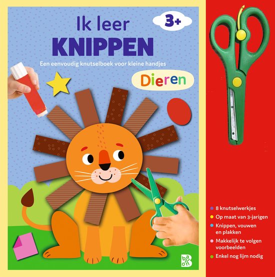 Ik leer knippen 1 - Knutselboek met schaartje: Dieren - cover