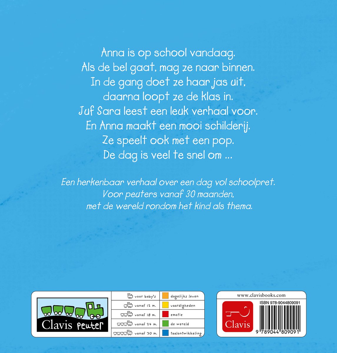 Anna - Anna in de klas - back cover