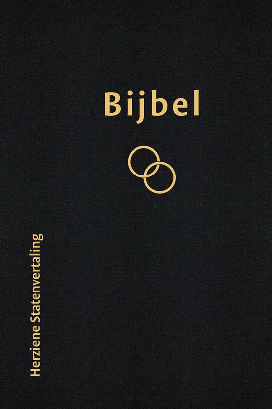 Bijbel Huwelijksbijbel Herziene Statenvertaling zwart - cover