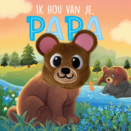 Ik hou van je, papa - Vingerpopboek - cover
