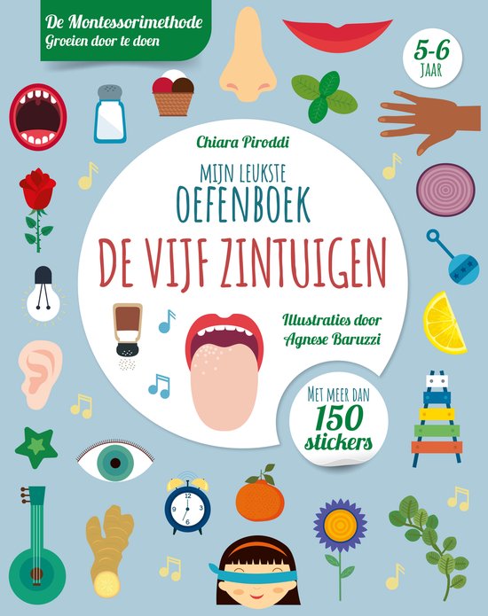 Mijn leukste oefenboek de vijf zintuigen - cover