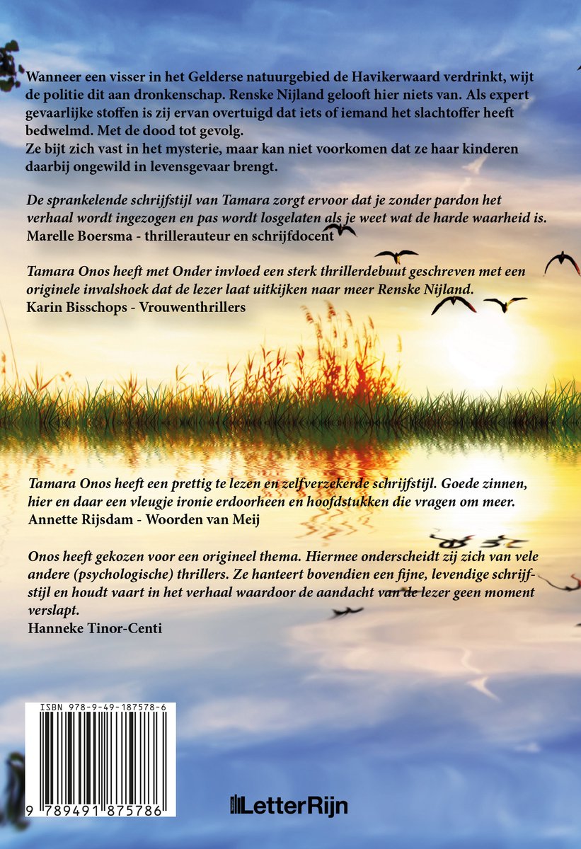 Renske Nijland 1 - Onder invloed - back cover
