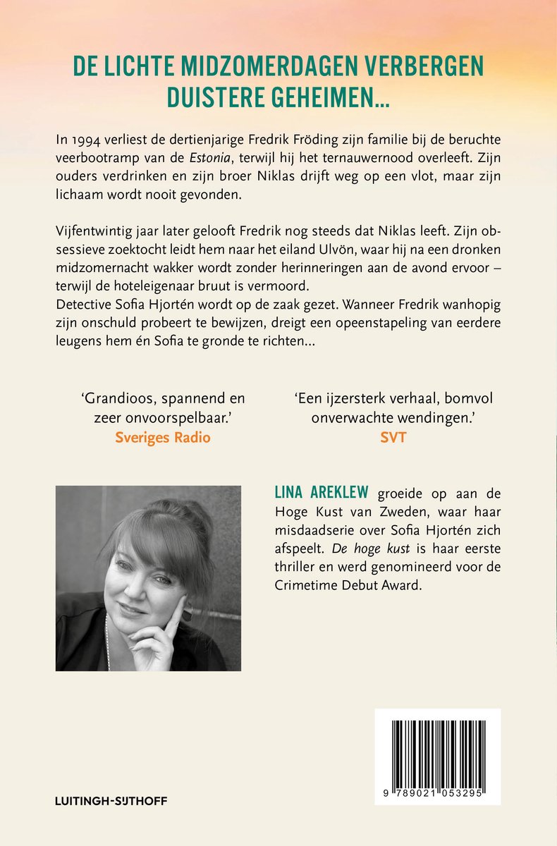 De hoge kust 1 - De hoge kust - back cover