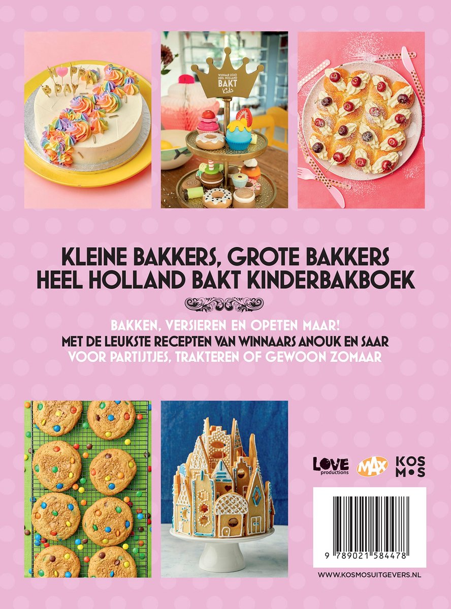 Heel Holland bakt kinderbakboek seizoen 2 - back cover