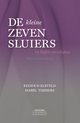 Boek 'De kleine Zeven Sluiers in liefde en relaties' met paarse en grijze achtergrond. Titel en auteurs namen in het wit en roze.